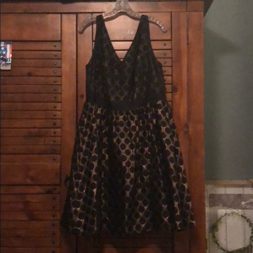 Black and gold Dress